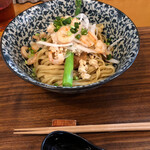 ラーメン イッケン - GW限定海老油そば900円税込。海老が香る！