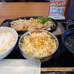カルビ丼とスン豆腐専門店 韓丼 - ねぎ潮鳥もも定食