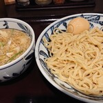 伝丸 - 肉つけ麺¥690+味玉¥120