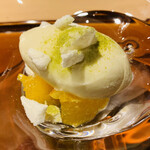 おみ乃 - ・掛川茶のアイスクリーム と不知火