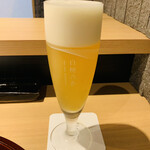 おみ乃 - ・生ビール サッポロ 白穂乃香