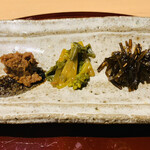 おみ乃 - ・ご飯のお供3種