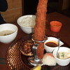 神戸ハンバーグウエスト - 料理写真:特製エビフライ＆ポークハンバーグ