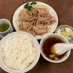 三ちゃん食堂 - ヤキ肉ライス　750円