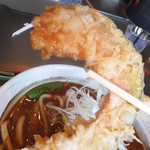 鬼はそと福はうち - １日２０食限定　秋の豊穣カレーうどん　１１００円　カボチャの天麩羅　【　２０１２年１２月　】