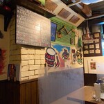 ポン・ド・リゼール  - 店内（座席より右まわり）➡︎