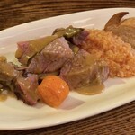 ポン・ド・リゼール  - ★もち豚の香草マリネローストポーク　ココナッツカレーのソース（1000円税込）★