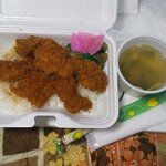 ニコニコ亭 - 2枚丼弁当￥630