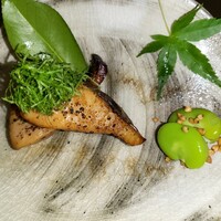 そば会席 立会川 吉田家 - 鰆のしそ巻き