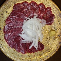 そば会席 立会川 吉田家 - 馬刺し