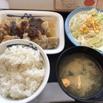 Matsuya - たっぷりシャリアピンソースのチキンソテー定食