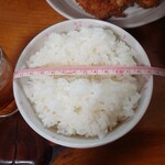 Okazaki - いわしフライ定食990円　お茶碗の直径13cm