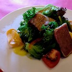 BISTROT Barfleur - パフェランチ2980円の知多半島野菜のタップリサラダ。