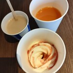 ホテルリリーフ - 紅茶、野菜ジュース、ソフトクリーム