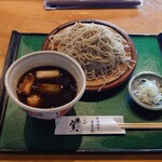 そばの実 - 焼鴨せいろ大盛り