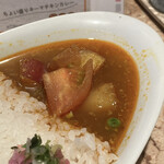 カマル - やさいカレーのアップ。サラサラでやさしい