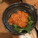 餃子の安亭 - チャンジャ　418円