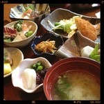 Funaya - 今日はふな家でランチミーティング♪
                        「赤魚の西京焼」は美味〜☆*:.｡.o(≧▽≦)o.｡.:*☆