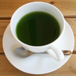 オープンカフェ まるごとやまなし館 - 桑茶