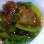 クミン - 万願寺唐辛子の梅入りマリネ