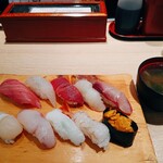 寿司と旬彩 なごみ - おすすめ上握り (2,200円・税込)