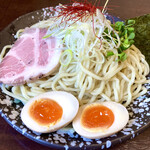麺や 真登 - 濃厚つけ麺　中盛り　半熟煮卵トッピング