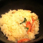 ダイナミックキッチン＆バー 燦 - 蟹釜飯