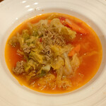 Powaburu - ほどけたロールキャベツ風のスープ、抜群ですね♪