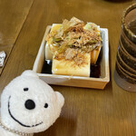 田舎料理 吉野 - 冷やっこ Chilled Tnfu at Inaka Ryori (Local Cuisine) Yoshino, Toyokawa Inari！♪☆(*^o^*)