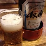 Tonkatsu Yutaka - 瓶ビールは昼ごはんのお供