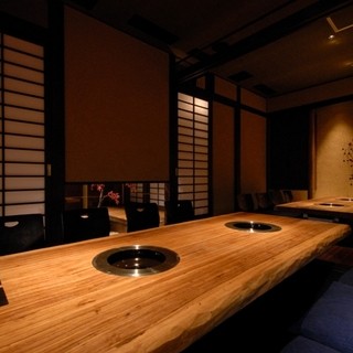 【座敷】掘りごたつの個室でゆっくり堪能