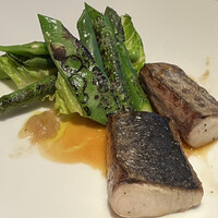 Benoit Alain Ducasse - 佐渡ヶ島産サワラのソテー　緑野菜