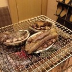 活カニの花咲 - あわびか踊っています！！