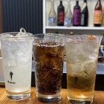 豚肉専門店 とんちゃん - レモンサワー、コーラ、梅サワー