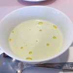 ベルクール - 【グリーンピースのクリームスープ】