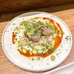 shidorosu - マグロのレアステーキ、チポトレテリヤキ