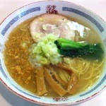 支那そばや - 塩ラーメン　【中】650円