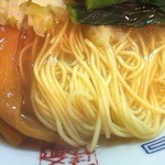 支那そばや - 麺　極細