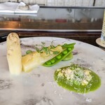 表参道うかい亭 - ホワイトアスパラ