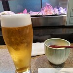 歩 - 生ビールで乾杯☆彡