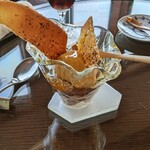 表参道うかい亭 - ジャラハチミツ　カカオのパフェ