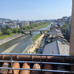 東華菜館 - 南側景色