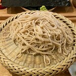蕎麦 ろあん 湯村 - 盛りそば　椎葉在来種＋祖谷在来種の丸抜き微粉二番粉使用の外一繋ぎ