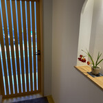 蕎麦 ろあん 湯村 - 玄関先