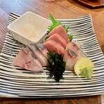 居酒屋ビッグ - 刺身三点盛り