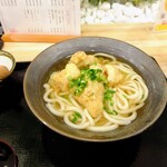 山下本気うどん - 鶏天うどん