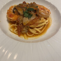 プリミ・バチ - エビのパスタ