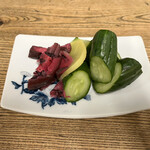 大甚 - お新香。