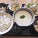 Hirohiroteia - 本日のきまぐれとろろ定食（豚角煮）