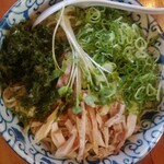 麺処 倭 - 冷麺大盛り(平打ち麺)